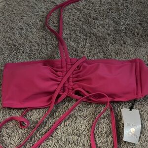Shade & Shore Pink Bikini Top